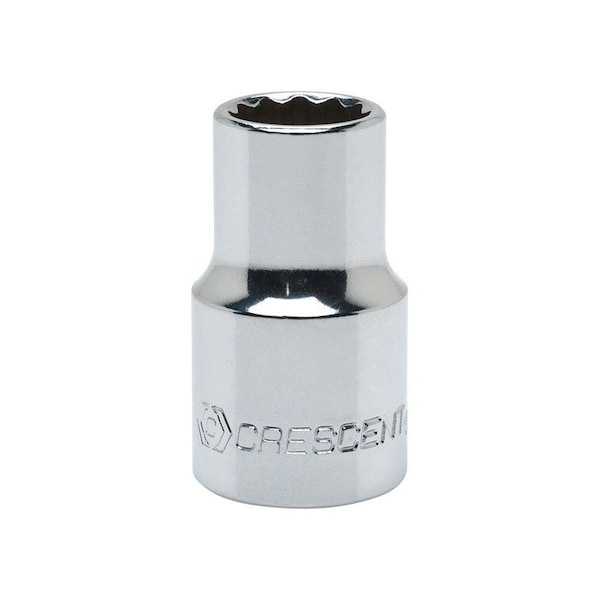 Weller Crescent 13 mm X 1/2 in. drive Metric 12 Point Standard Socket 1 pc CDS73N - main